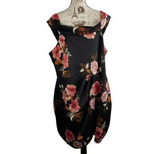 🐧Charlotte Russe Floral Stretchy Dress Plus Size 3X